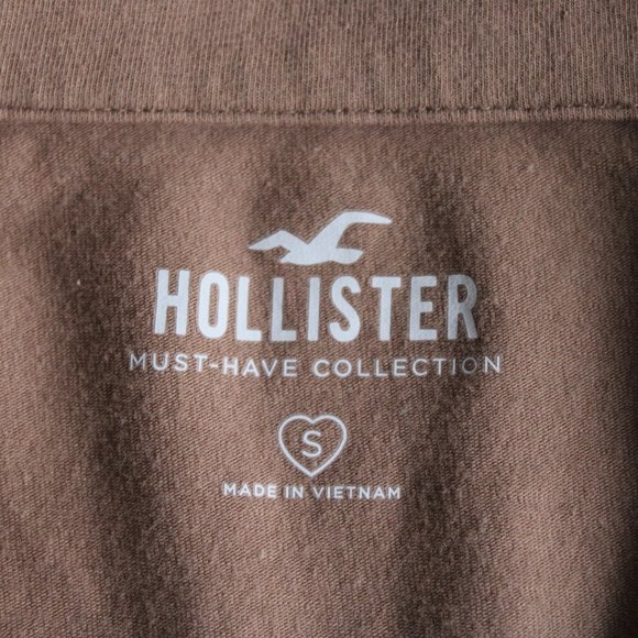 Cropped Light Brown Short Sleeve Polo - Picture 5 of 6